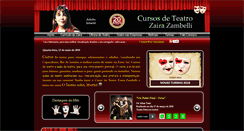 Desktop Screenshot of cursosdeteatro.com